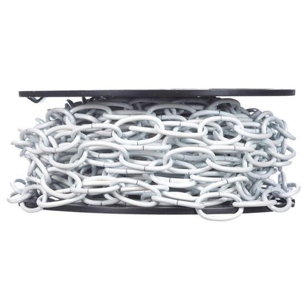 CAMPBELL CHAIN & FITTINGS Campbell Chain 5365408 No.10 Metal Decorative Chain; White - 0.14 in. Dia. x 1.24 in. 5365408